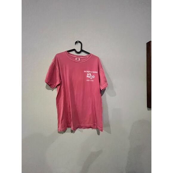 Comfort Colors Women's Size Medium Crew Neck Short Sleeves T-Shirt Pink - Picture 1 of 3
